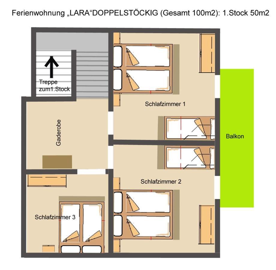 Appartement Lara & Lea Zell am Ziller Exterior foto